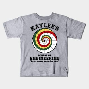 Kaylee's School of Engineering Kids T-Shirt